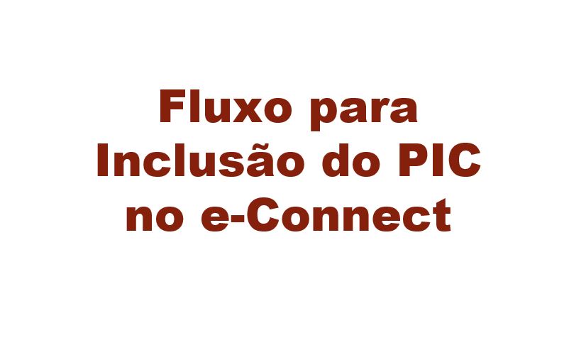 Fluxo do e-Connect (Versão 2022)