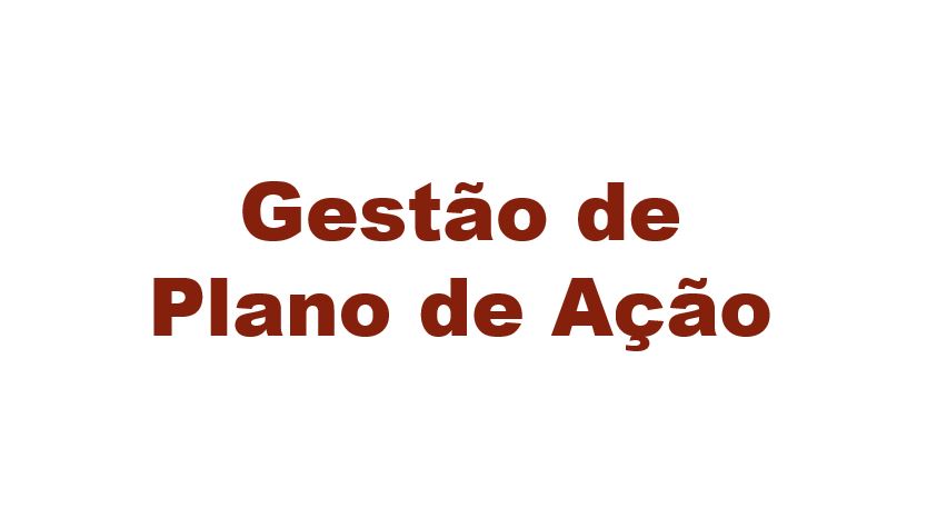 Gestão de Plano de Ação